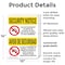 Signmission Drugs Or Alcohol Dismiss Bilingual OSHA Security Notice Sign, Plastic, 10in W x 14in L, 2PK OS-2PACK-SN-P-1014-L-11530 - alternate 6